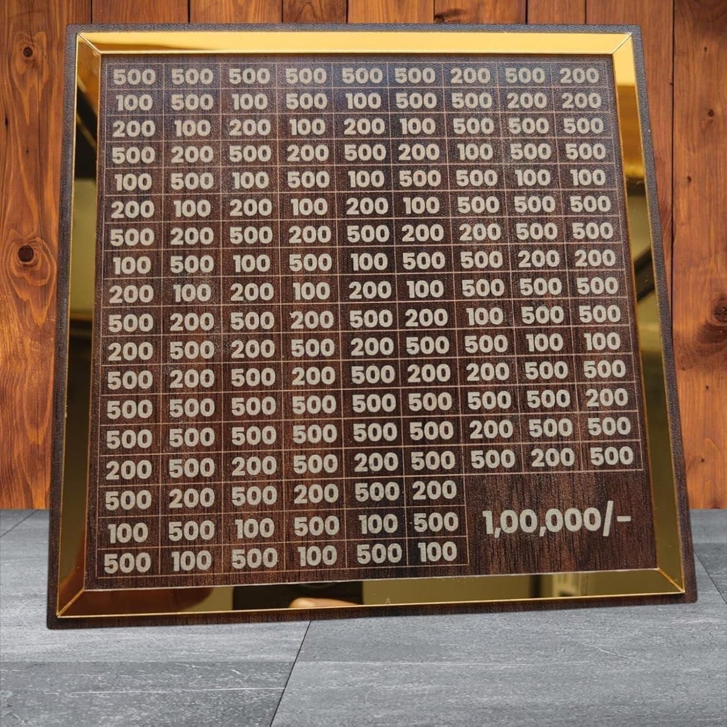 Wooden Money Bank / Savings Challenge Box