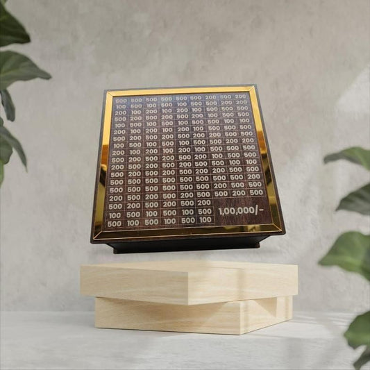 Wooden Money Bank / Savings Challenge Box