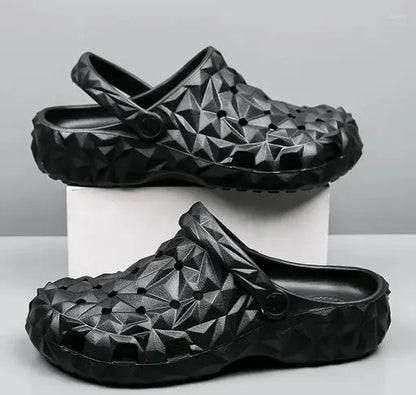 black 3D sculpted men wear for Lightweight for regular use....