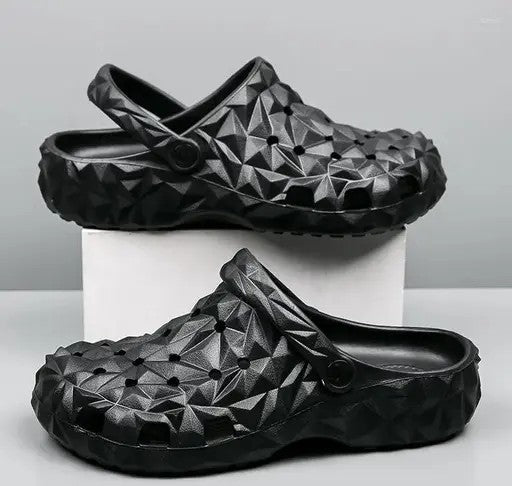 black 3D sculpted men wear for Lightweight for regular use....