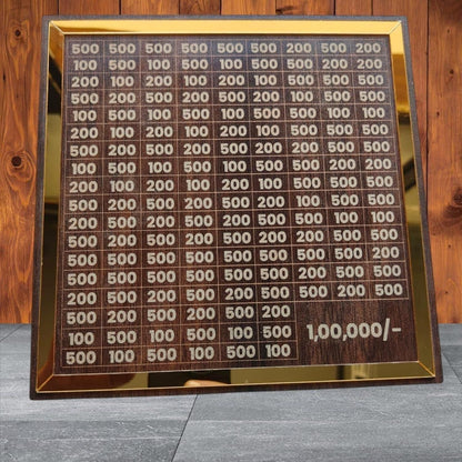 Wooden Money Bank / Savings Challenge Box
